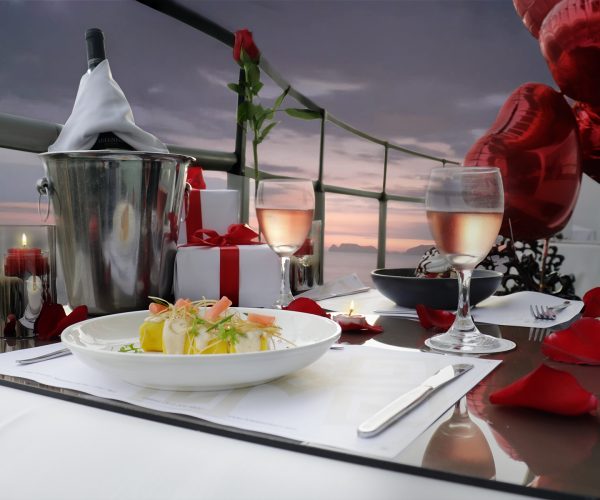 cena romántica cielo nuevo